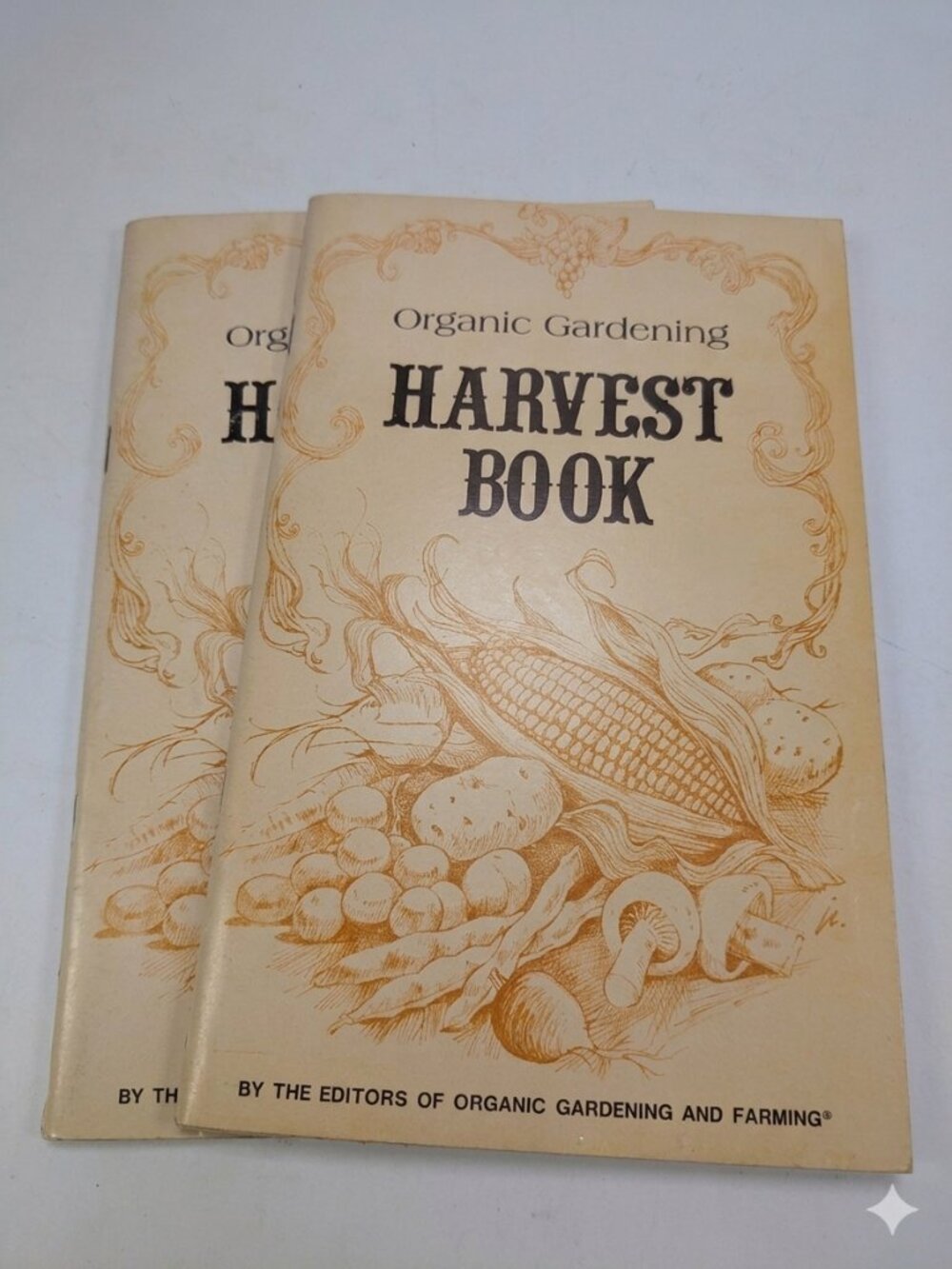 Vintage (2) Organic Gardening HARVEST BOOKS Rodale Press 1982 & 1983